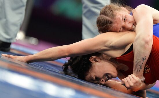 The 1st European Games. Women's Freestyle Wrestling. Day 1