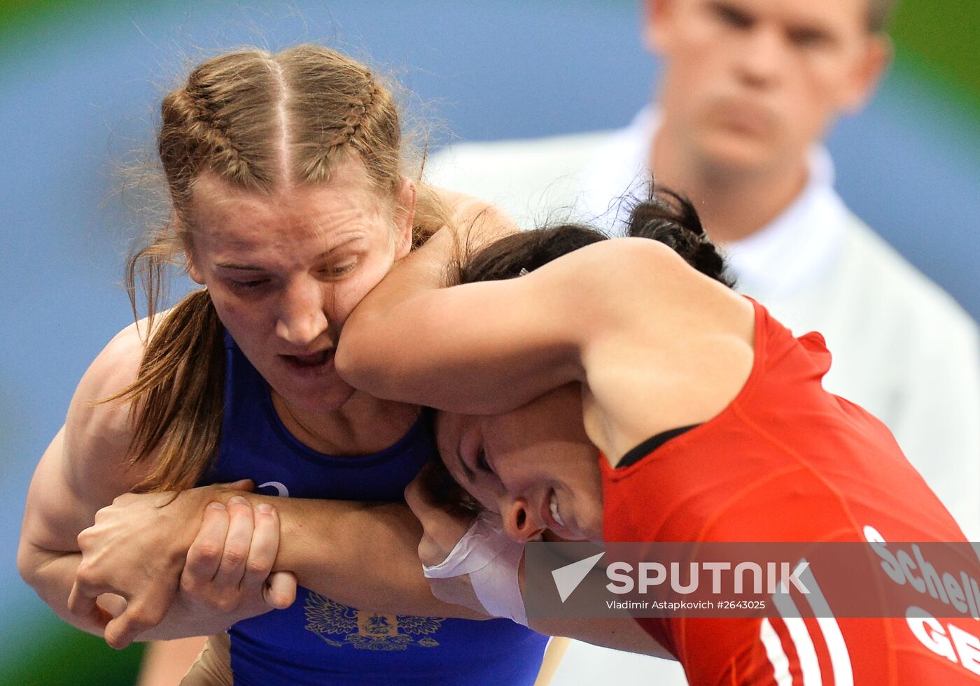 The 1st European Games. Women's Freestyle Wrestling. Day 1