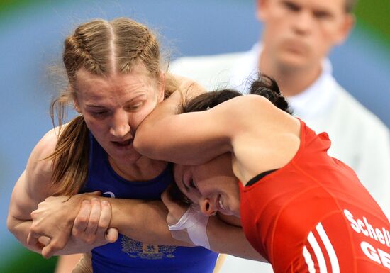The 1st European Games. Women's Freestyle Wrestling. Day 1