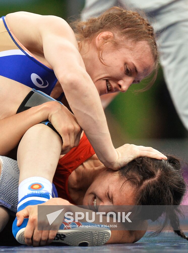 The 1st European Games. Women's Freestyle Wrestling. Day 1
