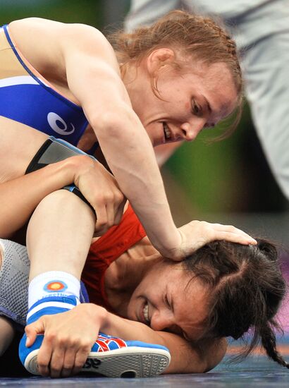 The 1st European Games. Women's Freestyle Wrestling. Day 1