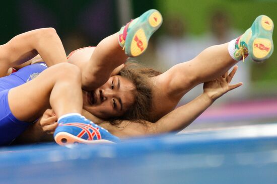 The 1st European Games. Women's Freestyle Wrestling. Day 1