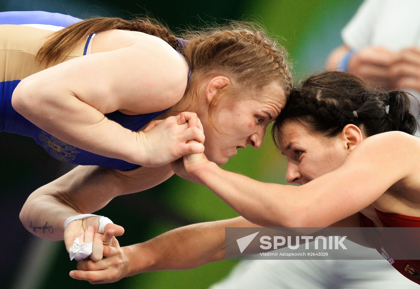 The 1st European Games. Women's Freestyle Wrestling. Day 1