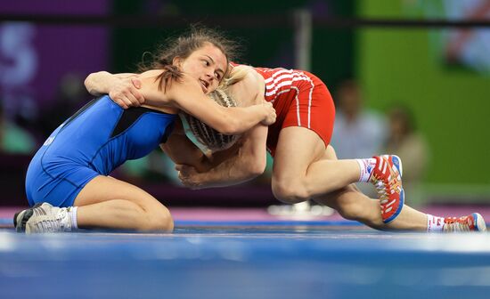 The 1st European Games. Women's Freestyle Wrestling. Day 1