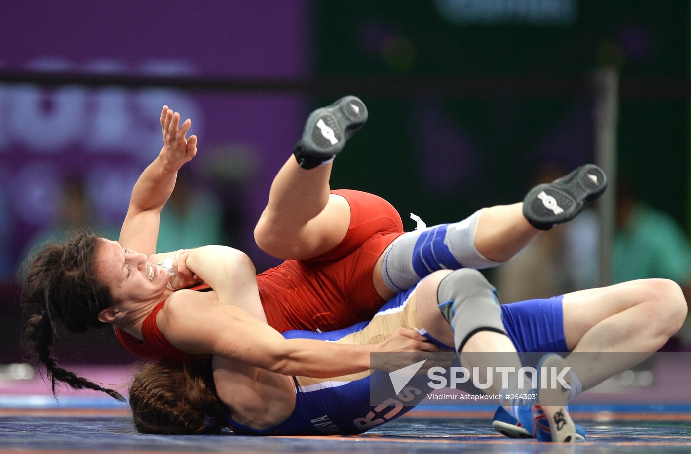 The 1st European Games. Women's Freestyle Wrestling. Day 1