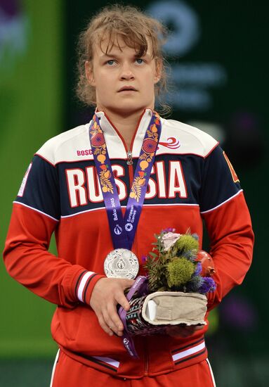 The 1st European Games. Women's Freestyle Wrestling. Day 1