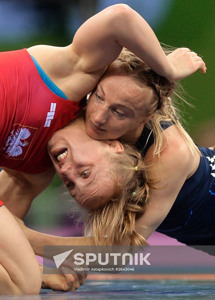 The 1st European Games. Women's Freestyle Wrestling. Day 1
