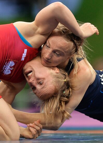The 1st European Games. Women's Freestyle Wrestling. Day 1