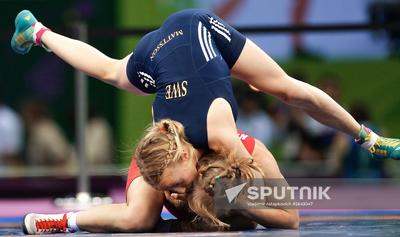 The 1st European Games. Women's Freestyle Wrestling. Day 1