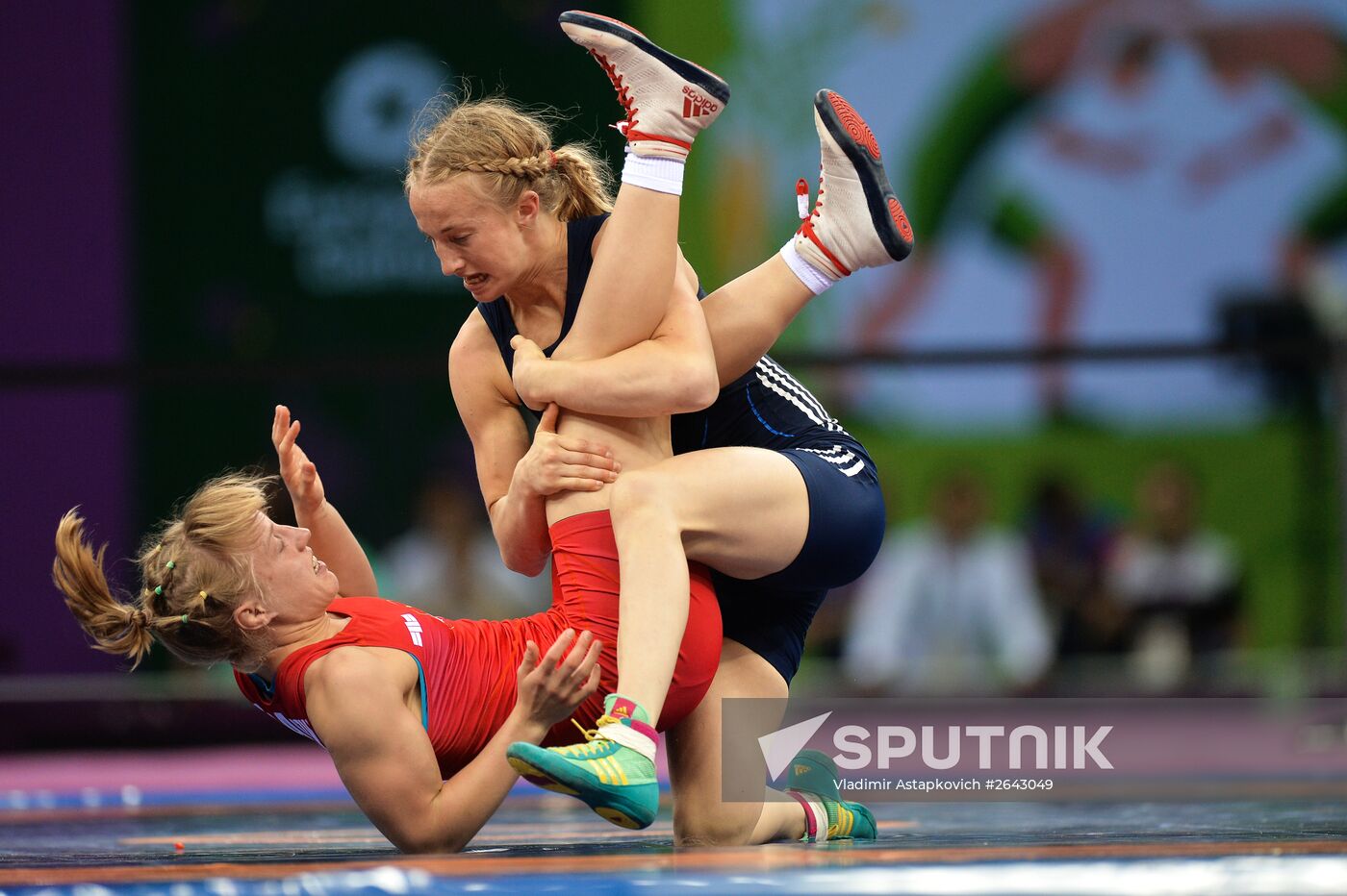 The 1st European Games. Women's Freestyle Wrestling. Day 1