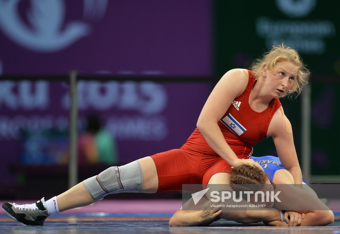 The 1st European Games. Women's Freestyle Wrestling. Day 1