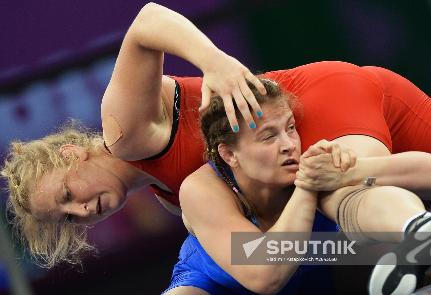 The 1st European Games. Women's Freestyle Wrestling. Day 1