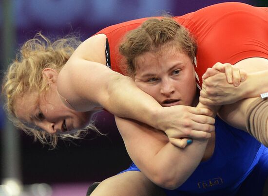The 1st European Games. Women's Freestyle Wrestling. Day 1