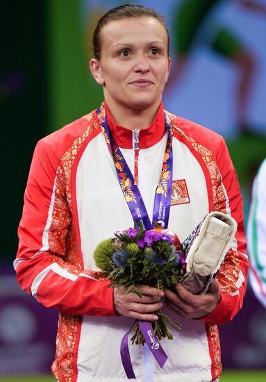 The 1st European Games. Women's Freestyle Wrestling. Day 1