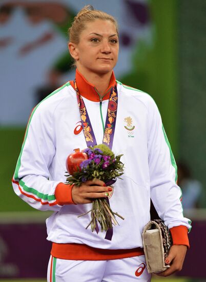 The 1st European Games. Women's Freestyle Wrestling. Day 1