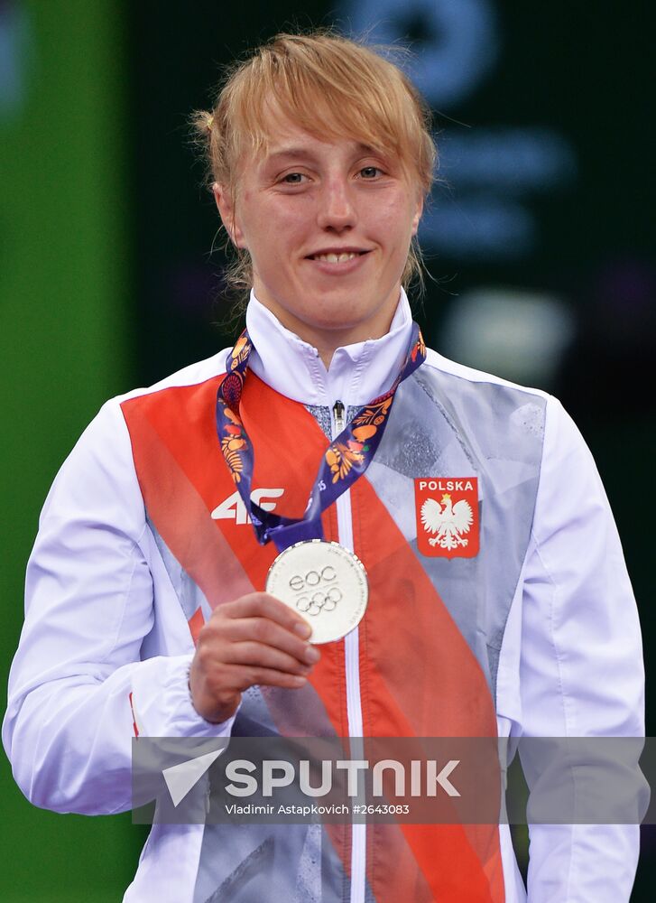 The 1st European Games. Women's Freestyle Wrestling. Day 1