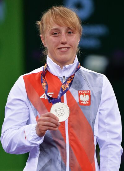 The 1st European Games. Women's Freestyle Wrestling. Day 1