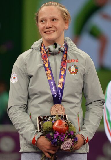 The 1st European Games. Women's Freestyle Wrestling. Day 1