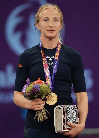 The 1st European Games. Women's Freestyle Wrestling. Day 1