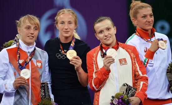 The 1st European Games. Women's Freestyle Wrestling. Day 1