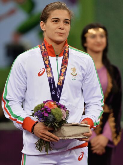 The 1st European Games. Women's Freestyle Wrestling. Day 1