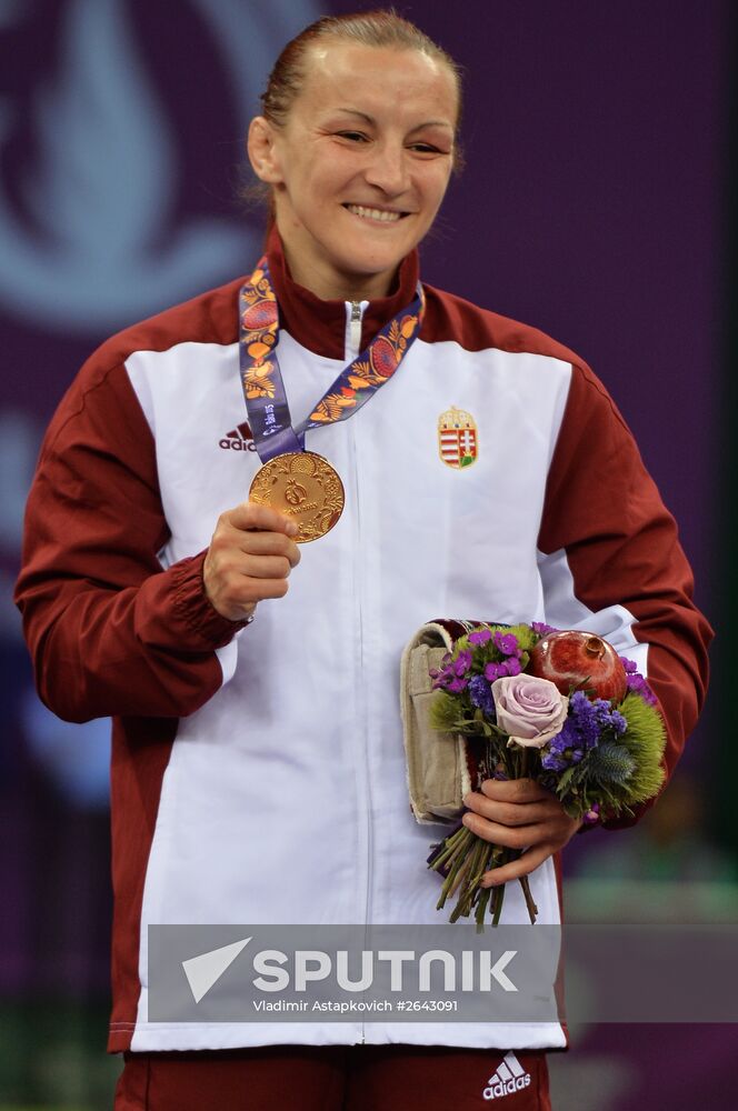 The 1st European Games. Women's Freestyle Wrestling. Day 1