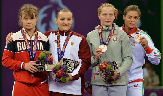 The 1st European Games. Women's Freestyle Wrestling. Day 1