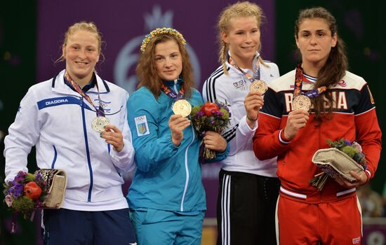 The 1st European Games. Women's Freestyle Wrestling. Day 1