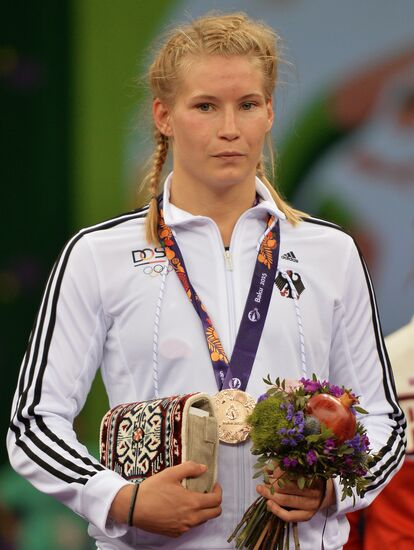 The 1st European Games. Women's Freestyle Wrestling. Day 1
