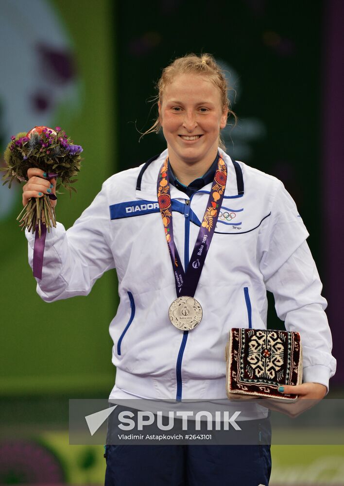 The 1st European Games. Women's Freestyle Wrestling. Day 1