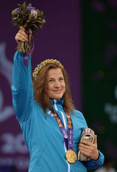 The 1st European Games. Women's Freestyle Wrestling. Day 1