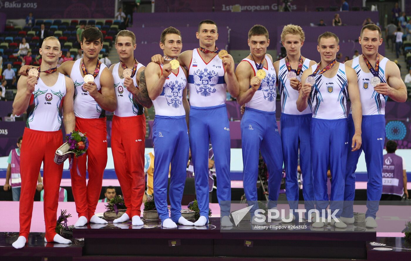 The 1st European Games. Artistic gymnastics. Team competition