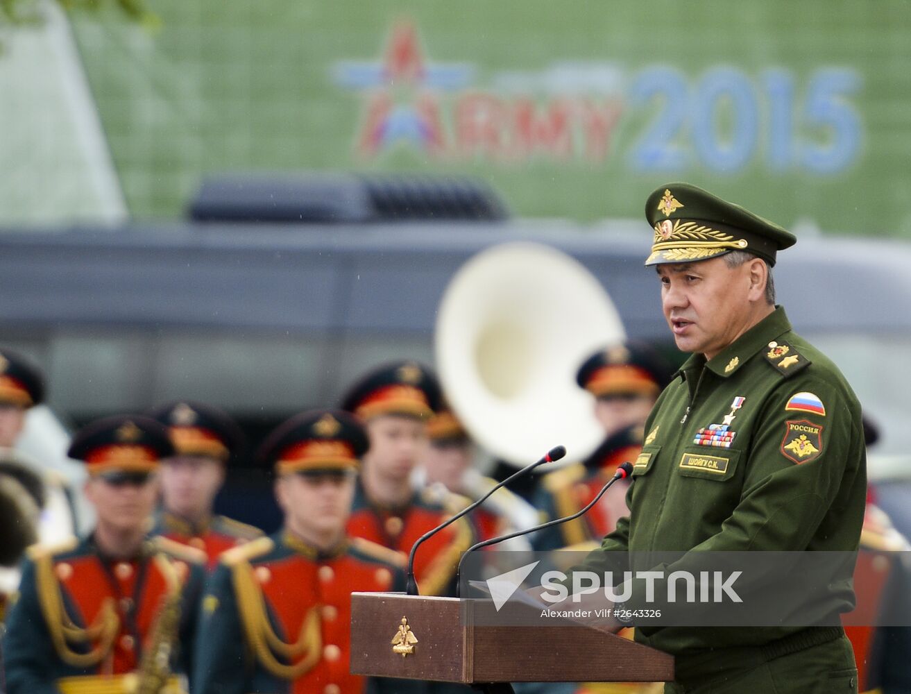 Opening of International Military-Technical Forum ARMY-2015