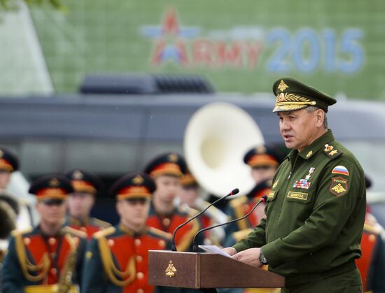 Opening of International Military-Technical Forum ARMY-2015