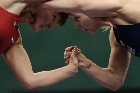 1st European Games. Women's freestyle wrestling. Day Two