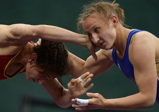 1st European Games. Women's freestyle wrestling. Day Two