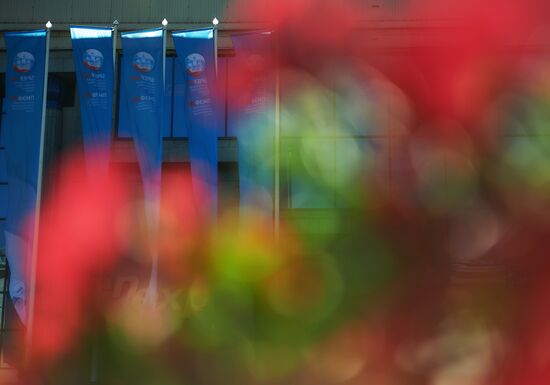 Preparations for opening of St Petersburg International Economic Forum