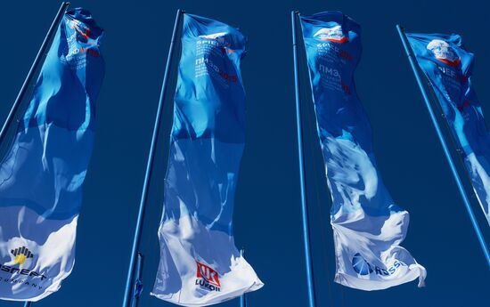 Preparations for opening of St Petersburg International Economic Forum