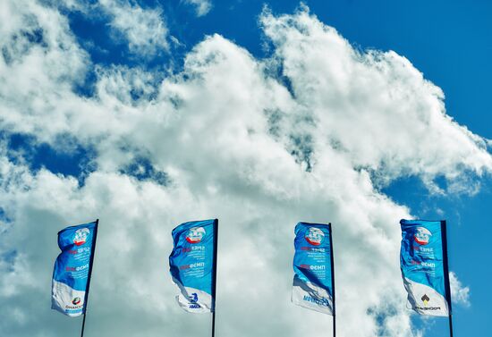 Preparations for opening of St Petersburg International Economic Forum