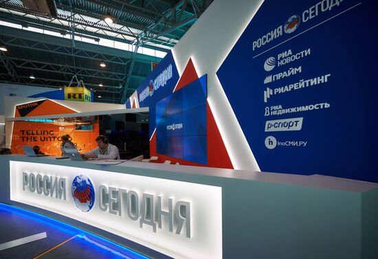 Preparations for opening of St Petersburg International Economic Forum
