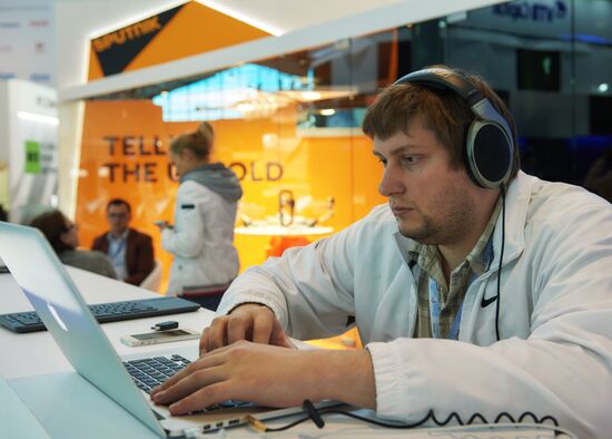 Preparations for opening of St Petersburg International Economic Forum