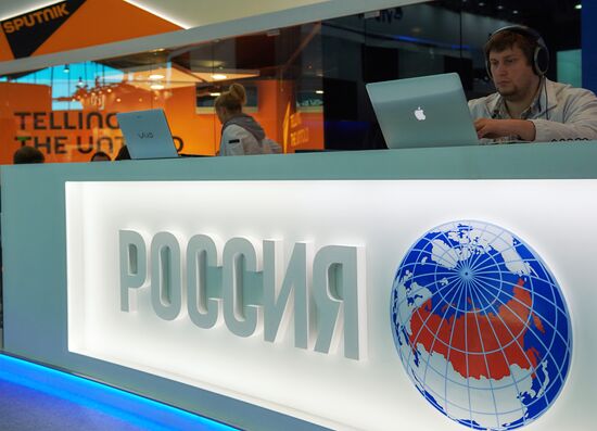 Preparations for opening of St Petersburg International Economic Forum
