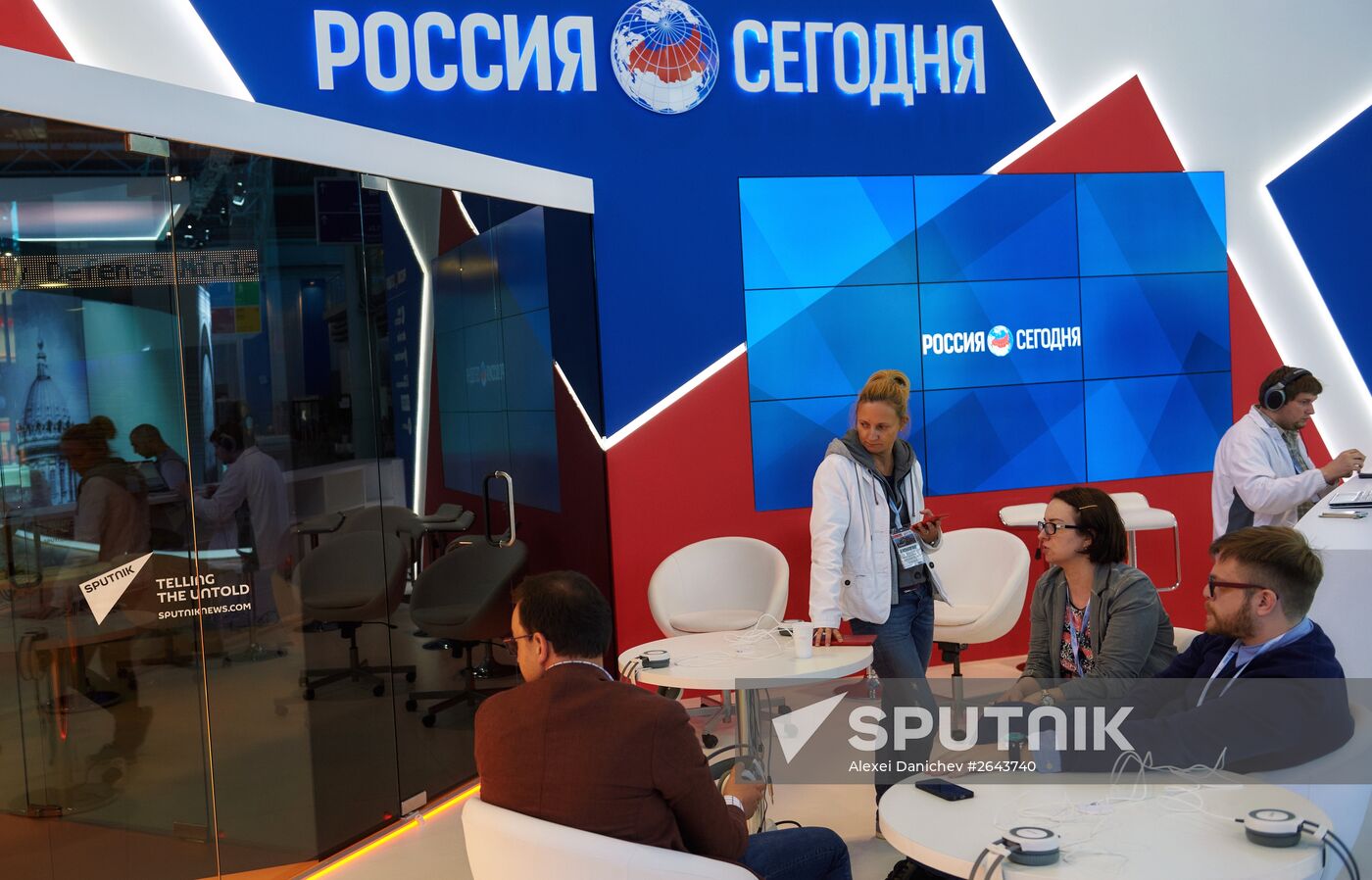 Preparations for opening of St Petersburg International Economic Forum