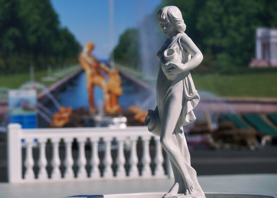 Preparations for opening of St Petersburg International Economic Forum