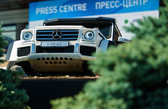 Preparations for opening of St Petersburg International Economic Forum