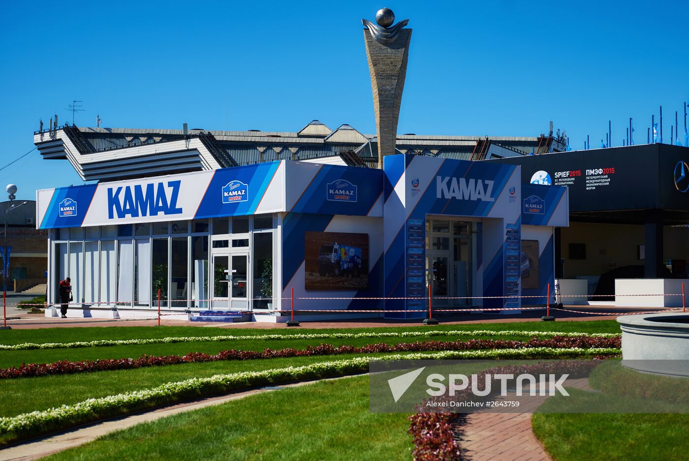 Preparations for opening of St Petersburg International Economic Forum