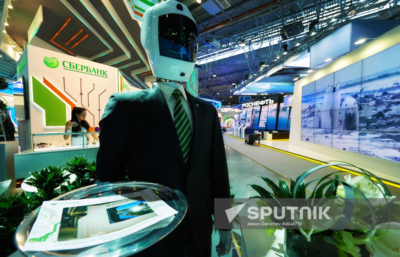 Preparations for opening of St Petersburg International Economic Forum