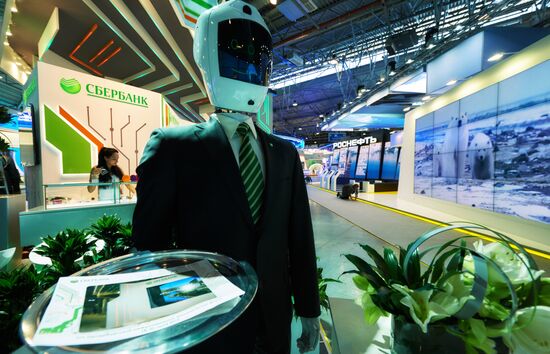 Preparations for opening of St Petersburg International Economic Forum