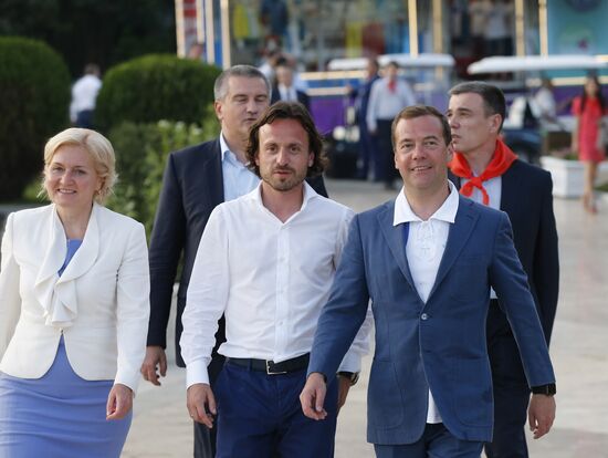Prime Minister Dmitry Medvedev visits Crimea. Day Two