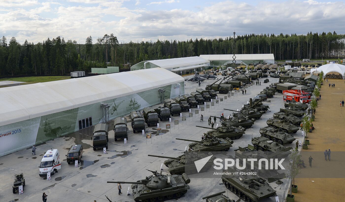 Opening of International Military-Technical Forum ARMY-2015